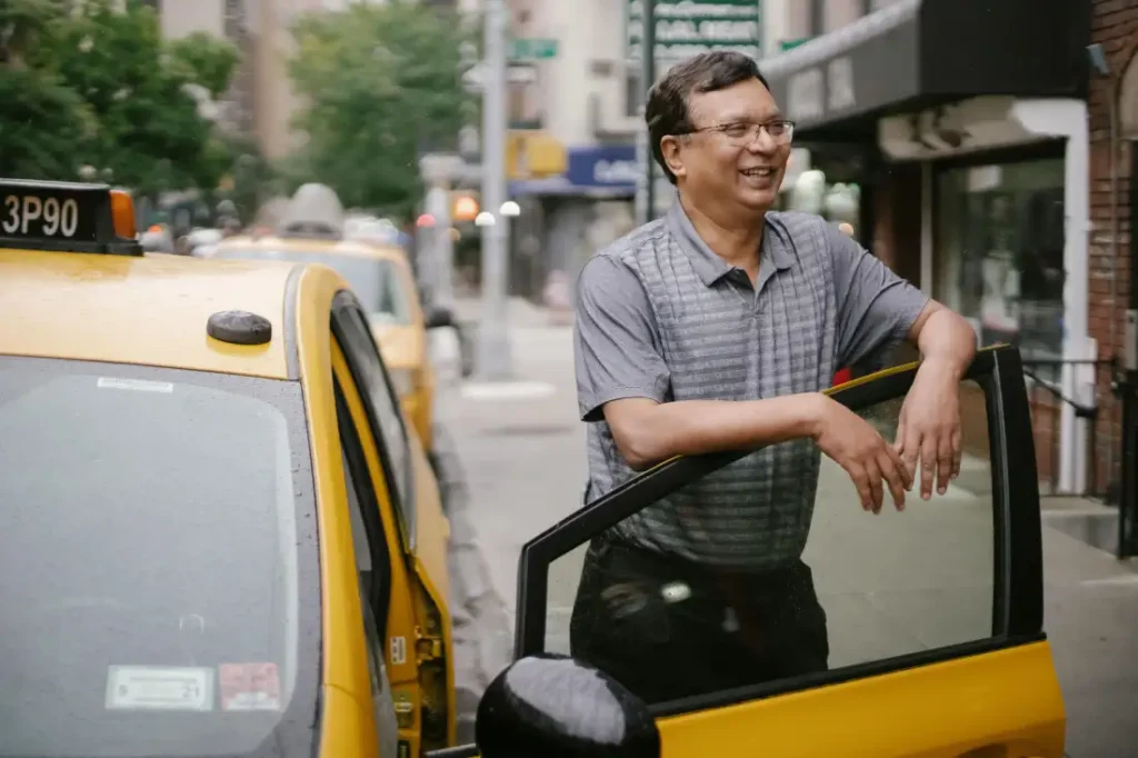 Happy Taxi Driver